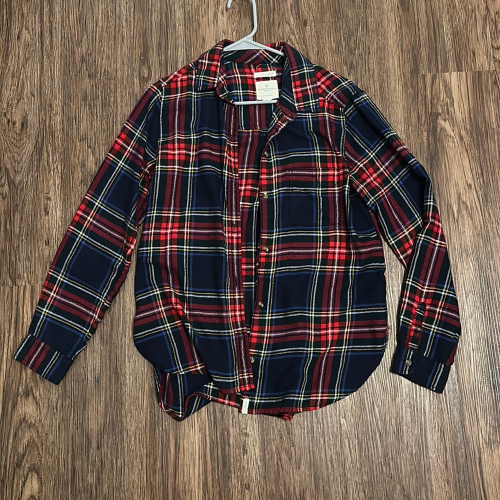 American Eagle - Boyfriend Fit Flannel SOFT!!